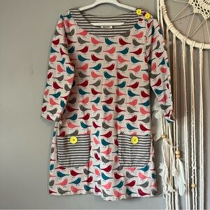 Mini Boden Bird Tunic Dress